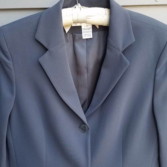 Y2K Vintage Jones of NY Oversize  Black Blazer size 10 - Picture 6 of 10